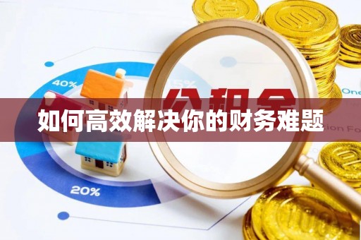兴义如何高效解决你的财务难题