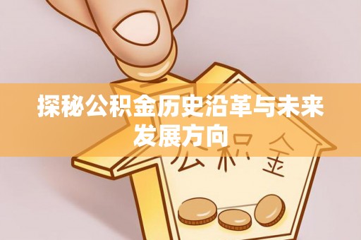 兴义探秘公积金历史沿革与未来发展方向