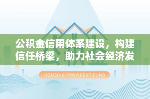 兴义公积金信用体系建设，构建信任桥梁，助力社会经济发展