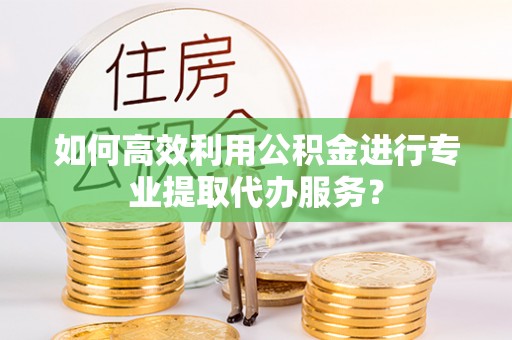 兴义如何高效利用公积金进行专业提取代办服务？
